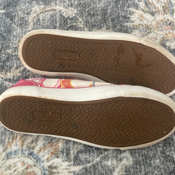 Coach multicolored Barrett canvas/leather sneaker. Size 7 - Picture 6 of 6